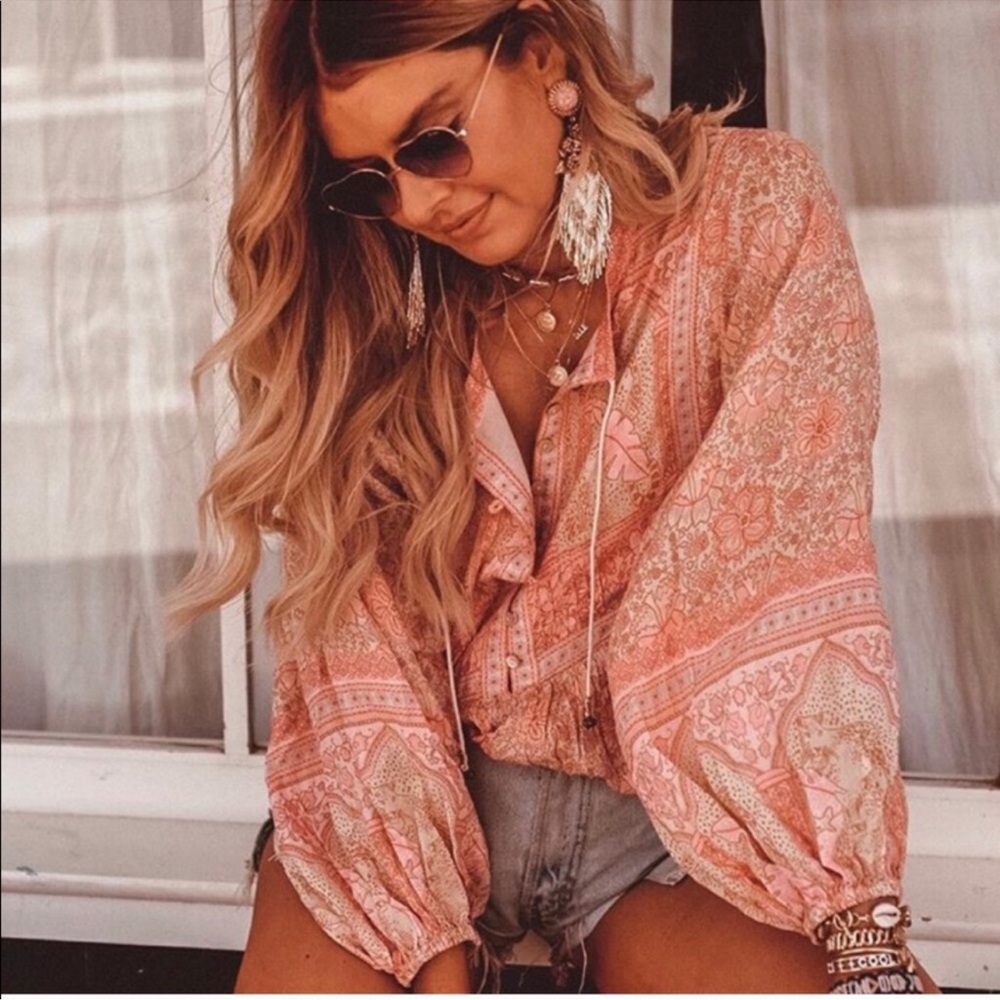 🦄 SPELL Poinciana Blouse